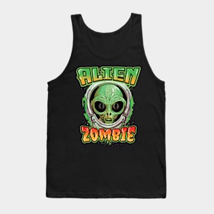 Alien Zombie Invasion Tank Top